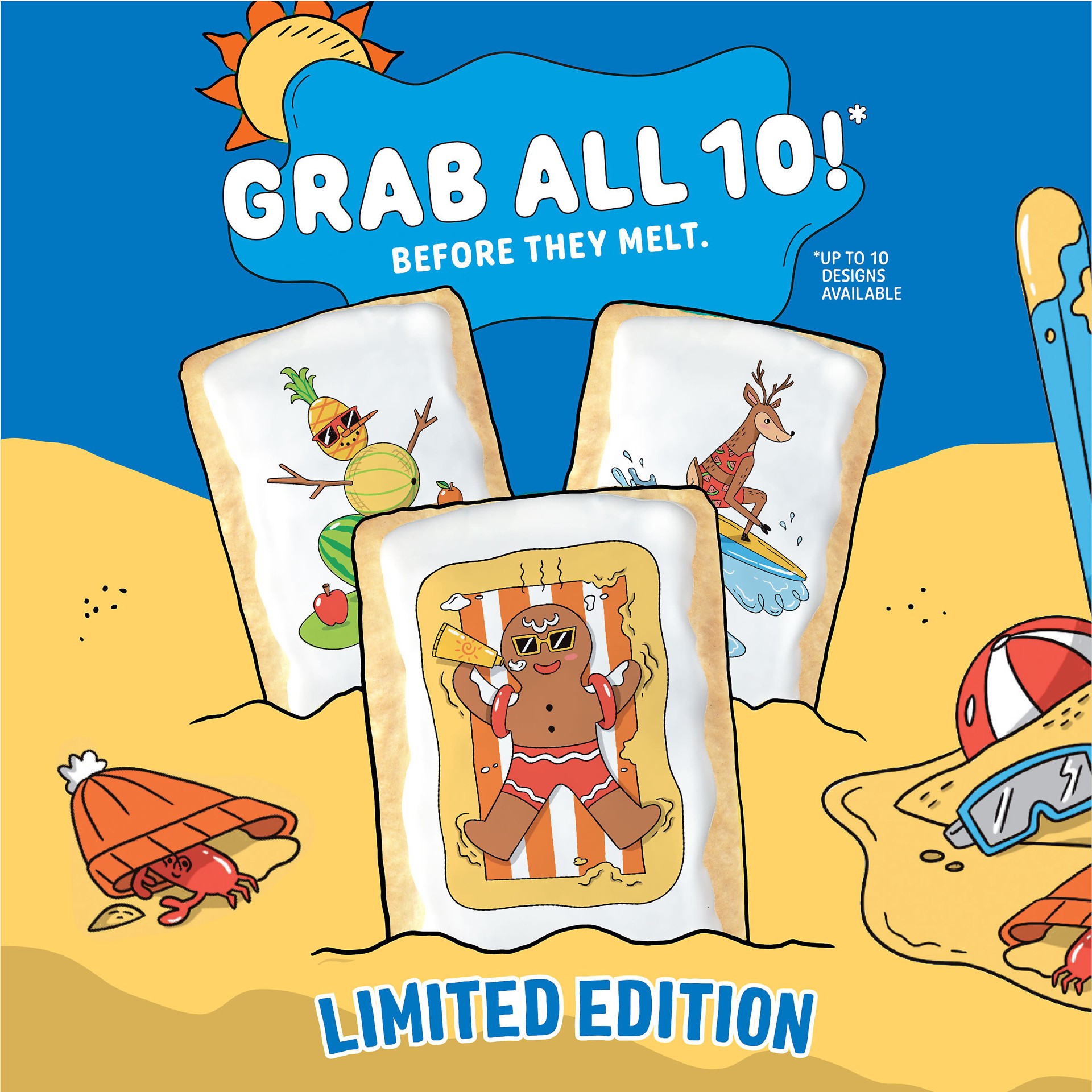 slide 5 of 7, Pop-Tarts Froted Sugar Cookie Toaster Pastries, 8 ct