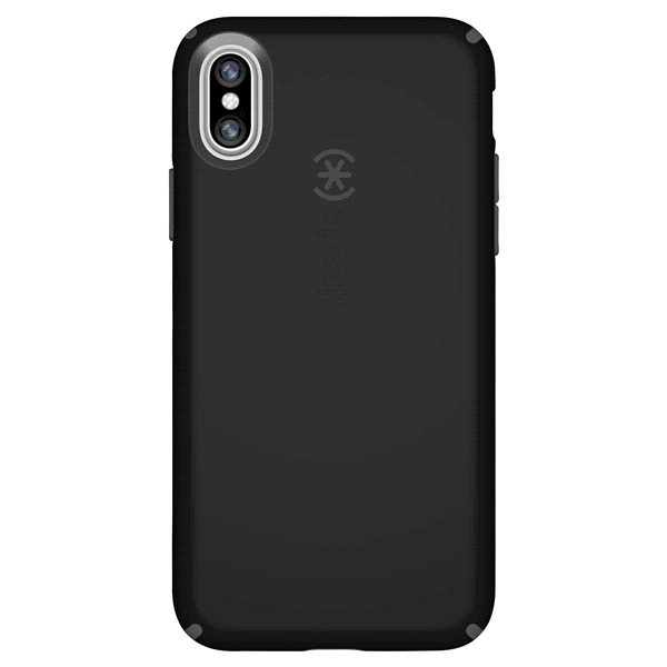 slide 1 of 1, Speck CandyShell iPhone X - Black/Slate Grey, 1 ct