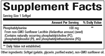 slide 2 of 2, Natural Factors Phosphatidylserine, 60 ct; 100 mg