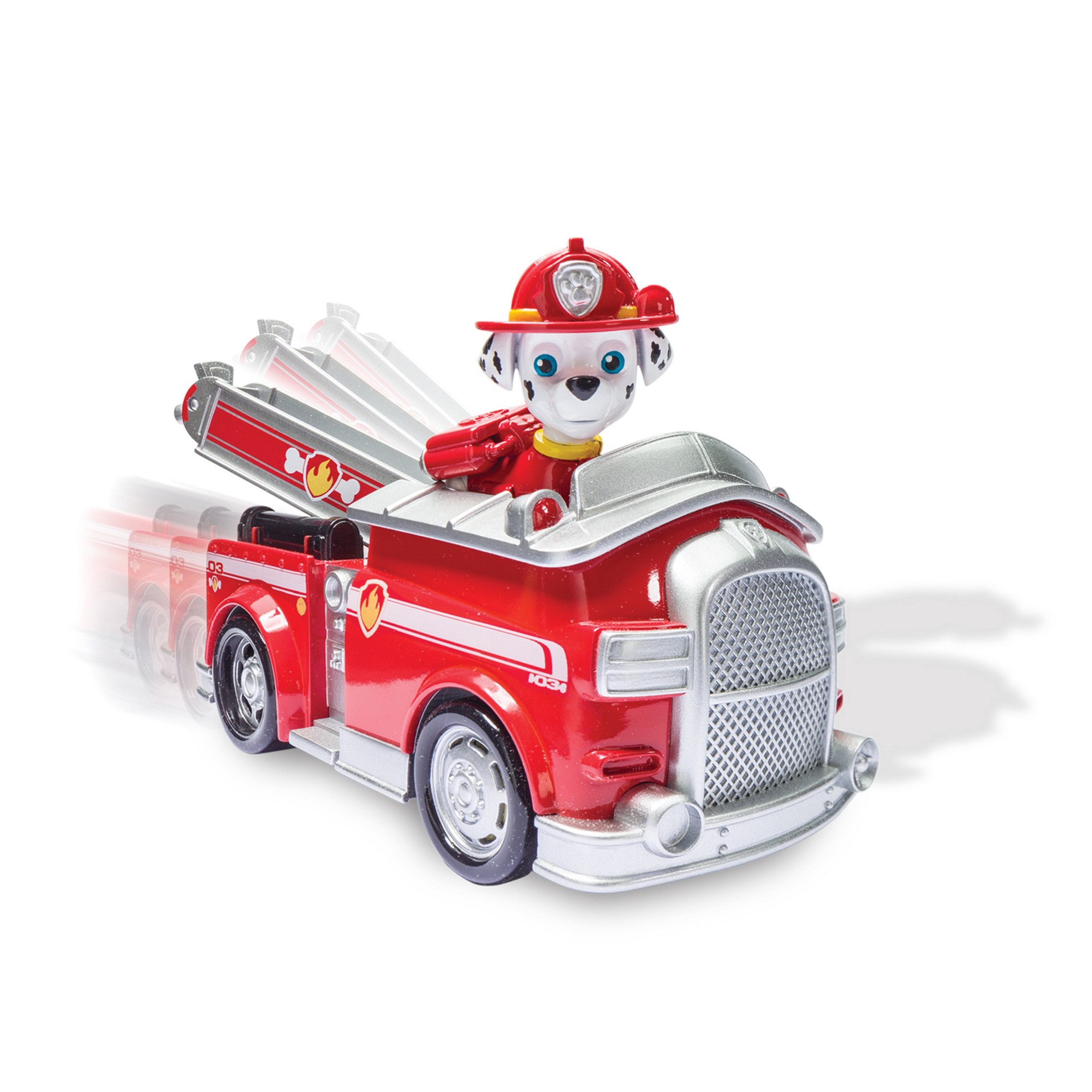 slide 3 of 5, Paw Patrol Marshall's Fire Fightin' Truck, Vehicle and Figure, 1 ct