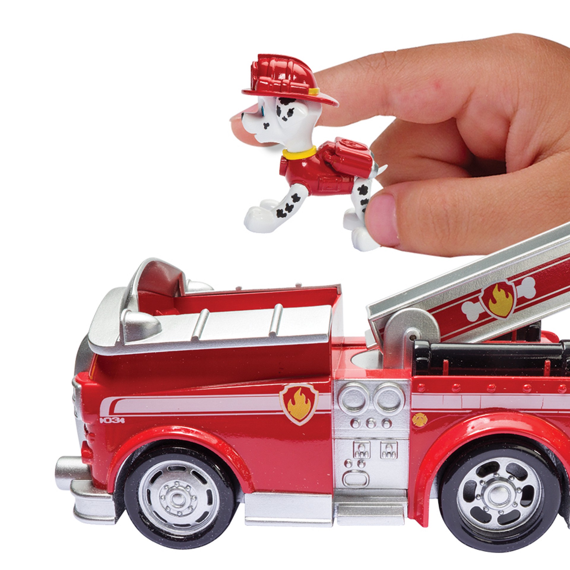 slide 4 of 5, Paw Patrol Marshall's Fire Fightin' Truck, Vehicle and Figure, 1 ct