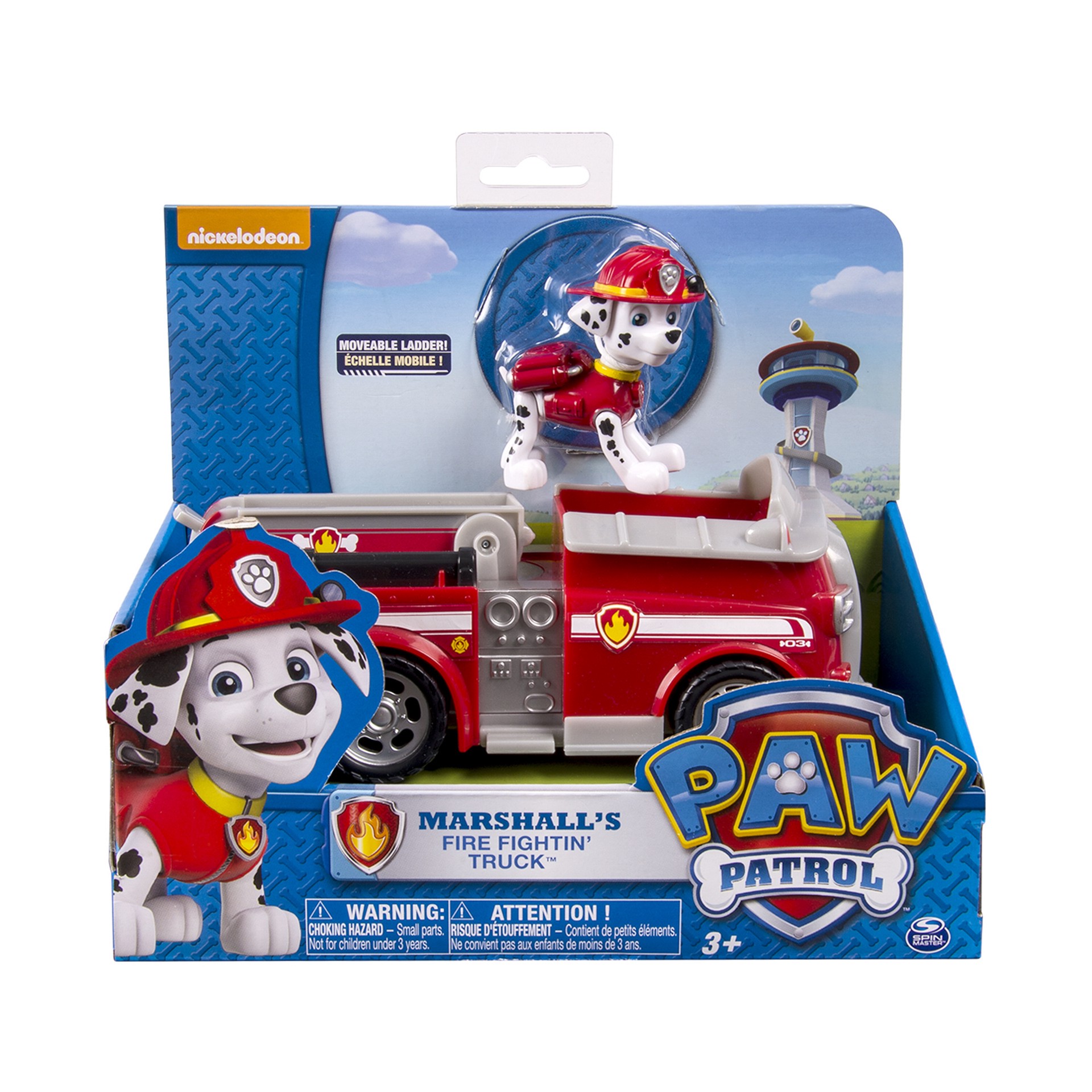 slide 5 of 5, Paw Patrol Marshall's Fire Fightin' Truck, Vehicle and Figure, 1 ct