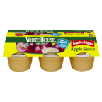 slide 1 of 1, White House Foods Applesauce Cinnamon Cups, 6 ct; 24 oz