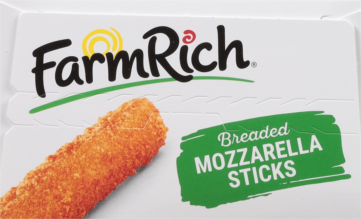 slide 9 of 9, Farm Rich Breaded Mozzarella Cheese Sticks, Frozen, 22 oz, 22 oz
