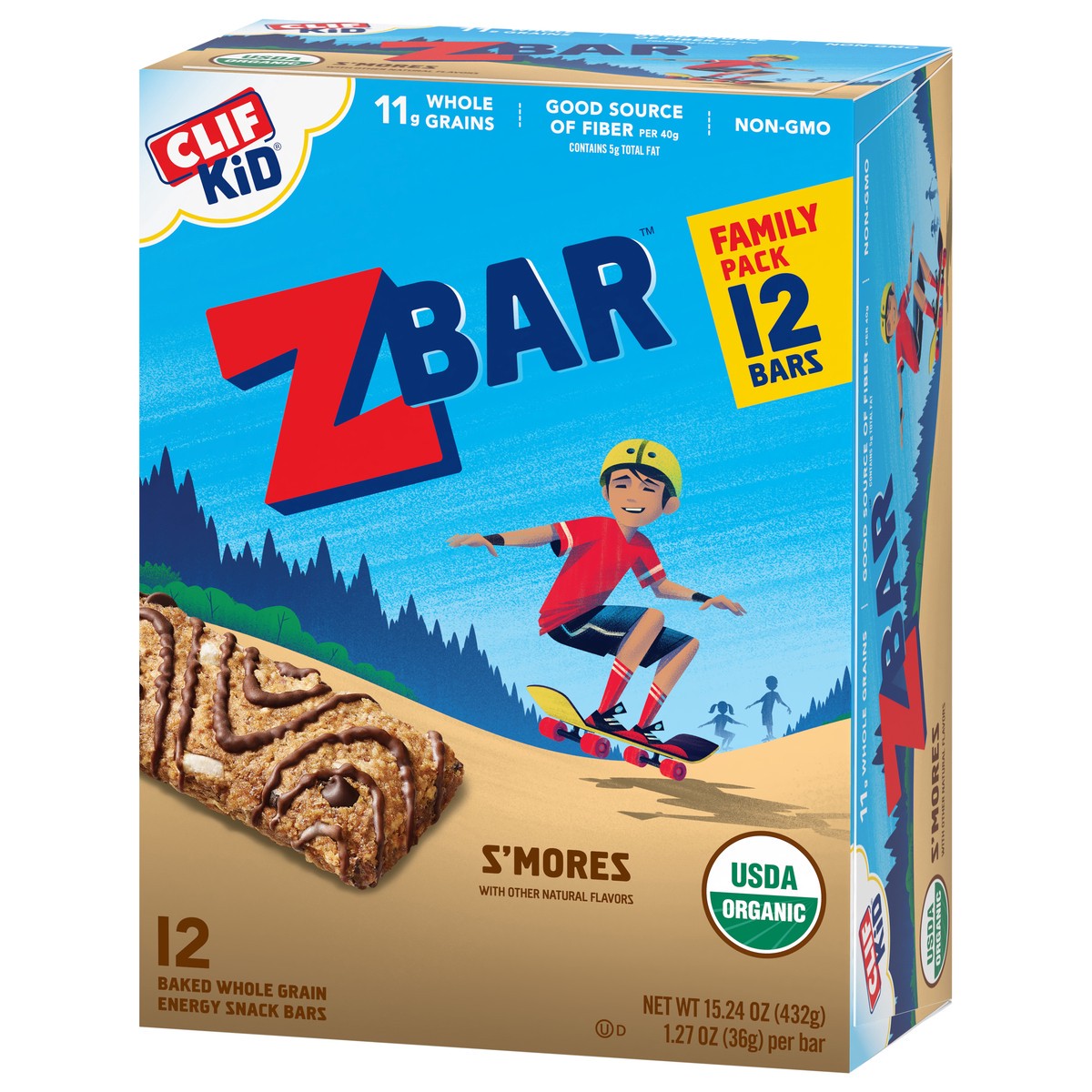 slide 2 of 9, Zbar S'mores Energy Snack Bars Family Pack 12 - 1.27 oz Packs, 12 ct