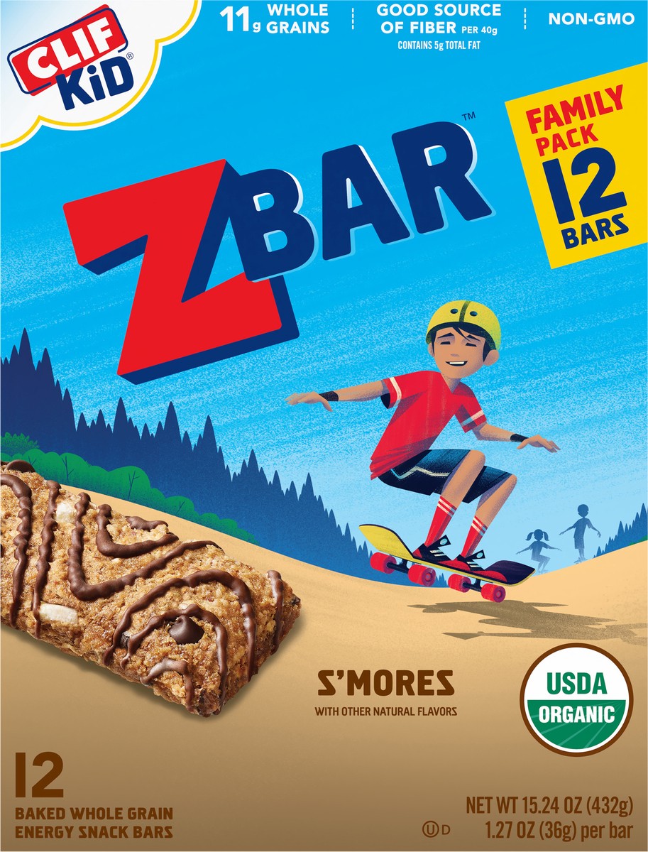 slide 9 of 9, Zbar S'mores Energy Snack Bars Family Pack 12 - 1.27 oz Packs, 12 ct