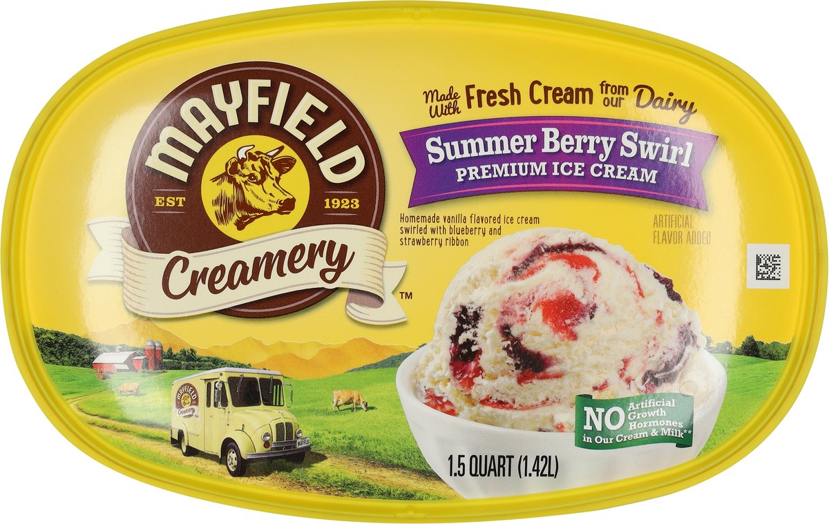 slide 9 of 9, Mayfield Creamery Summer Berry Swirl Ice Cream 1.5 qt, 1.5 qt