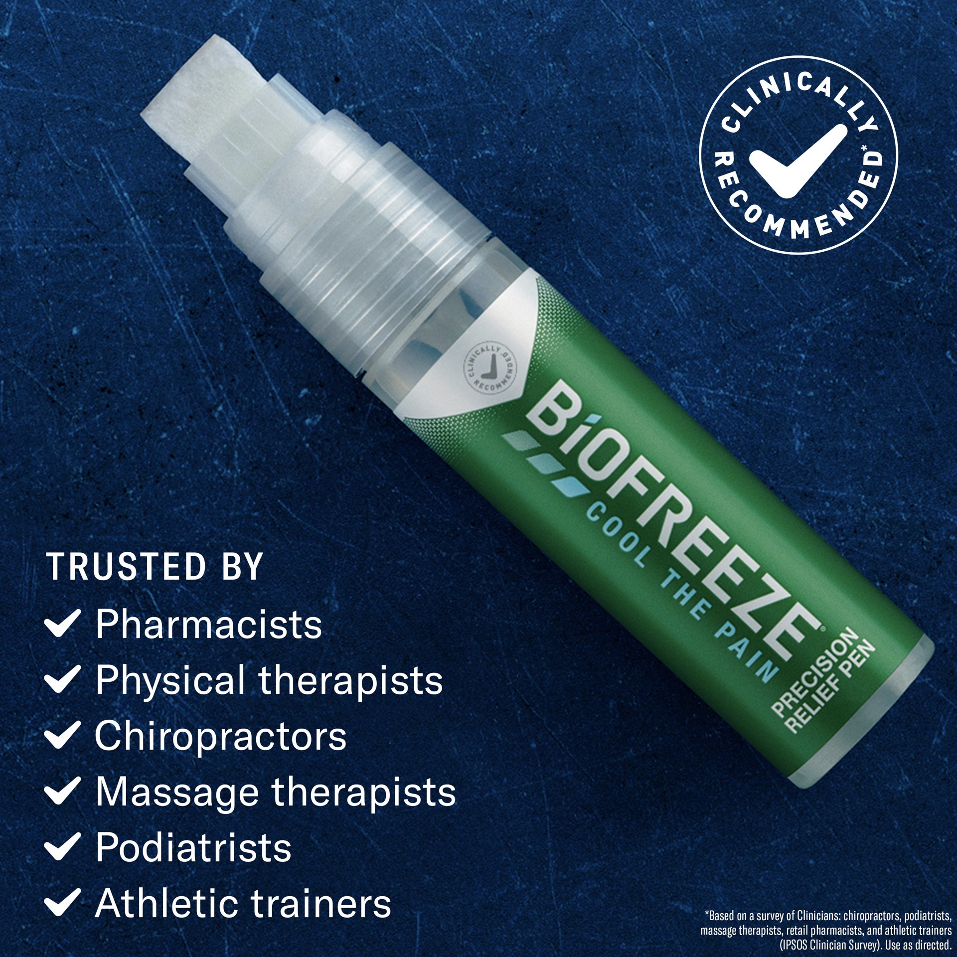 slide 5 of 5, Biofreeze Precision Relief Pen 1.15 Fl. OZ Powerful Topical Pain Reliever For Aches And Pains Of Muscles And Joints From Simple Backache, Arthritis, Strains, Bruises, and Sprains (Packaging May Vary), 1.15 fl oz