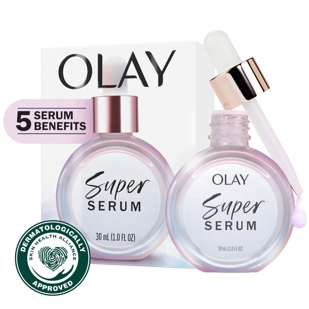 slide 1 of 6, Olay Serums Face Conditioner Treatment Serum, 0.5 oz