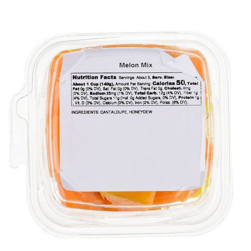 slide 2 of 3, Quick and Easy Cantaloupe and Honeydew chunks, 12 Ounce, 12 oz