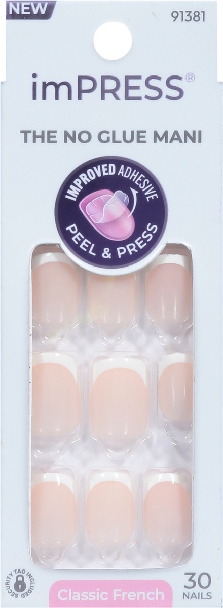 slide 12 of 14, imPRESS Classic French Nails 30 ea, 30 ct