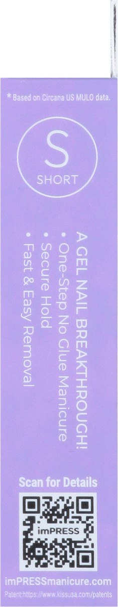 slide 2 of 14, imPRESS Classic French Nails 30 ea, 30 ct