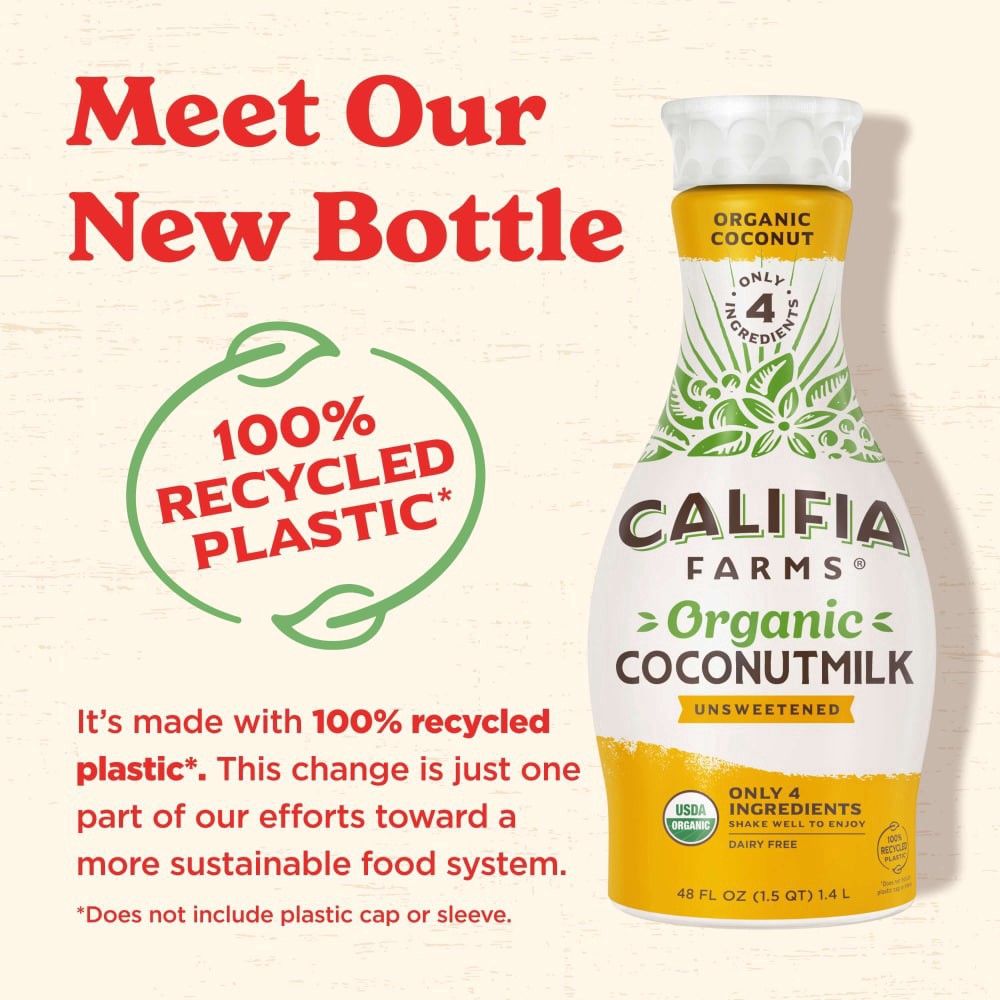slide 4 of 6, Califia Farms Coconut Milk Organic - 48 oz, 48 oz