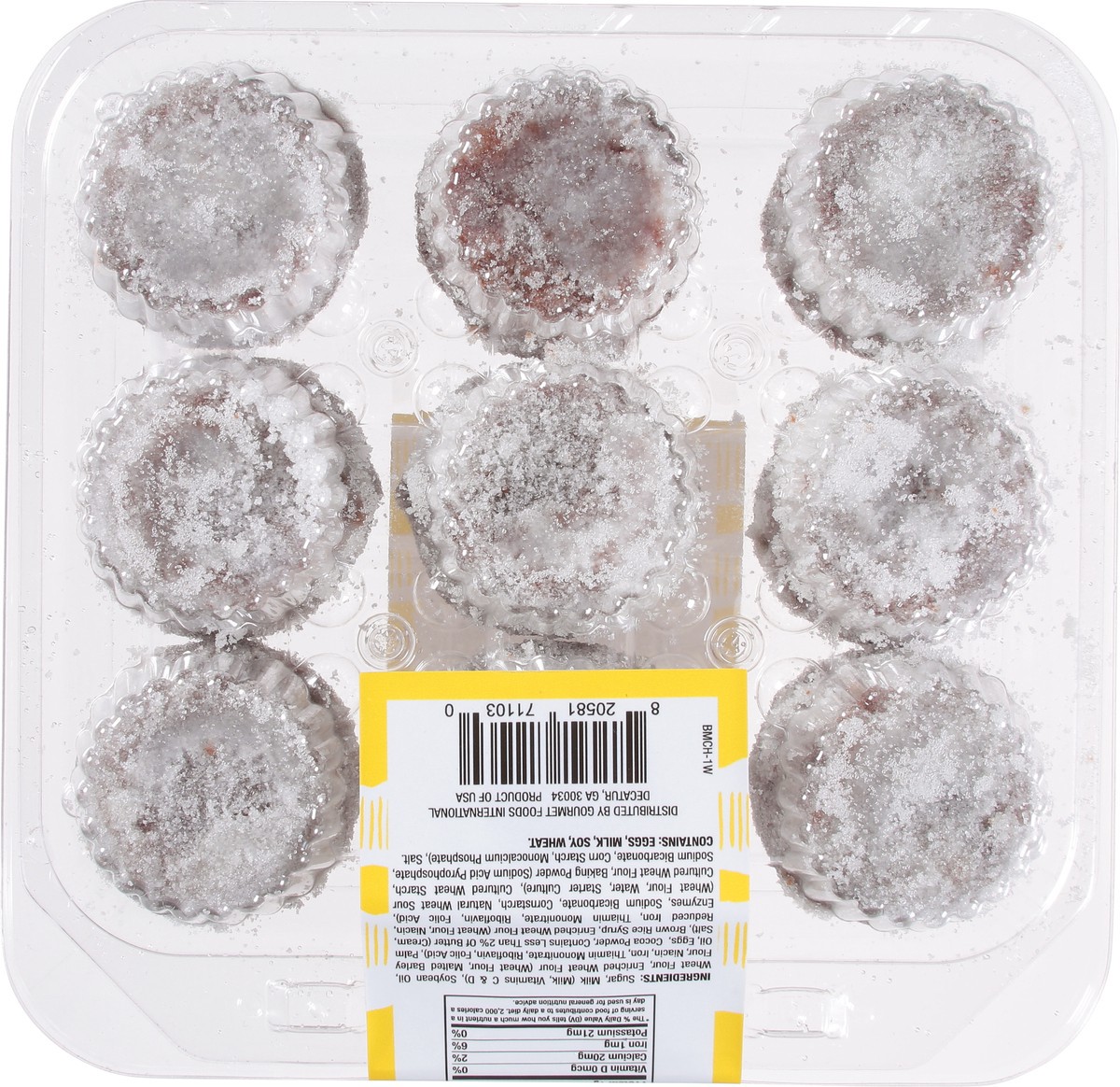 slide 8 of 9, One Bite Chocolate Donut Muffins, 9 oz