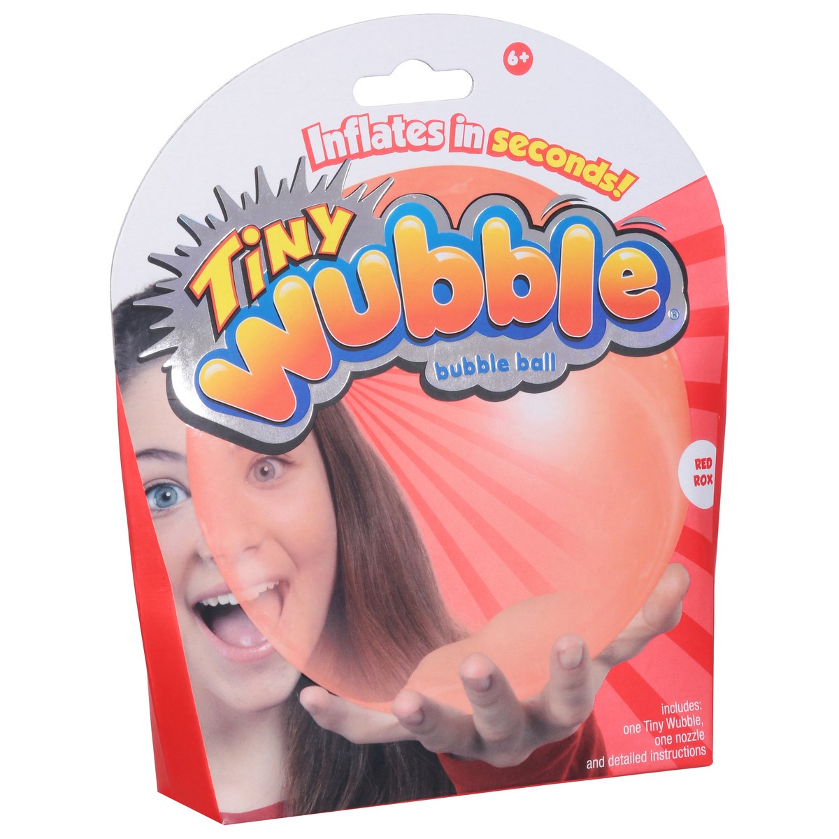 slide 6 of 12, Tiny Wubble Red Rox Bubble Ball 1 ea, 1 ct