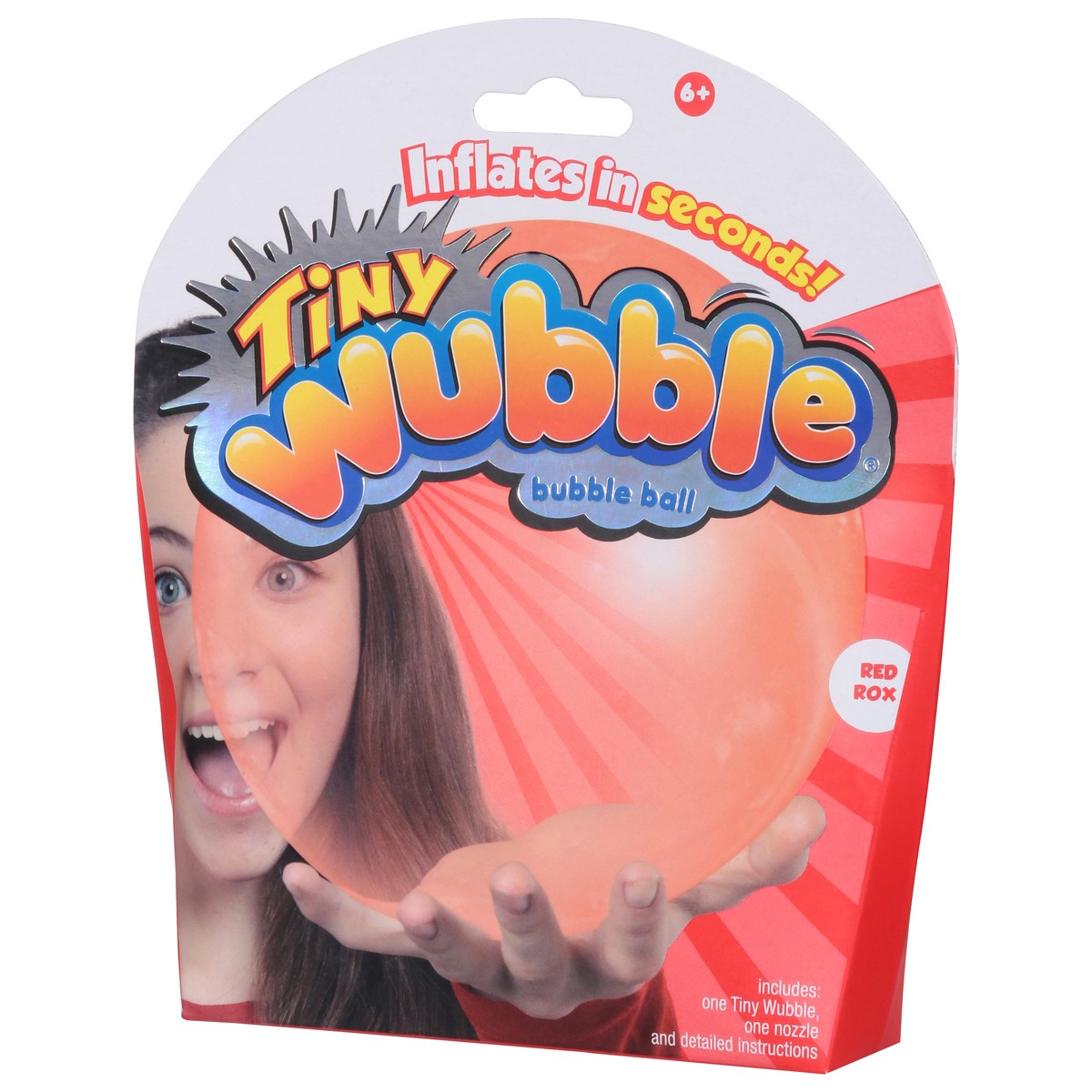 slide 8 of 12, Tiny Wubble Red Rox Bubble Ball 1 ea, 1 ct
