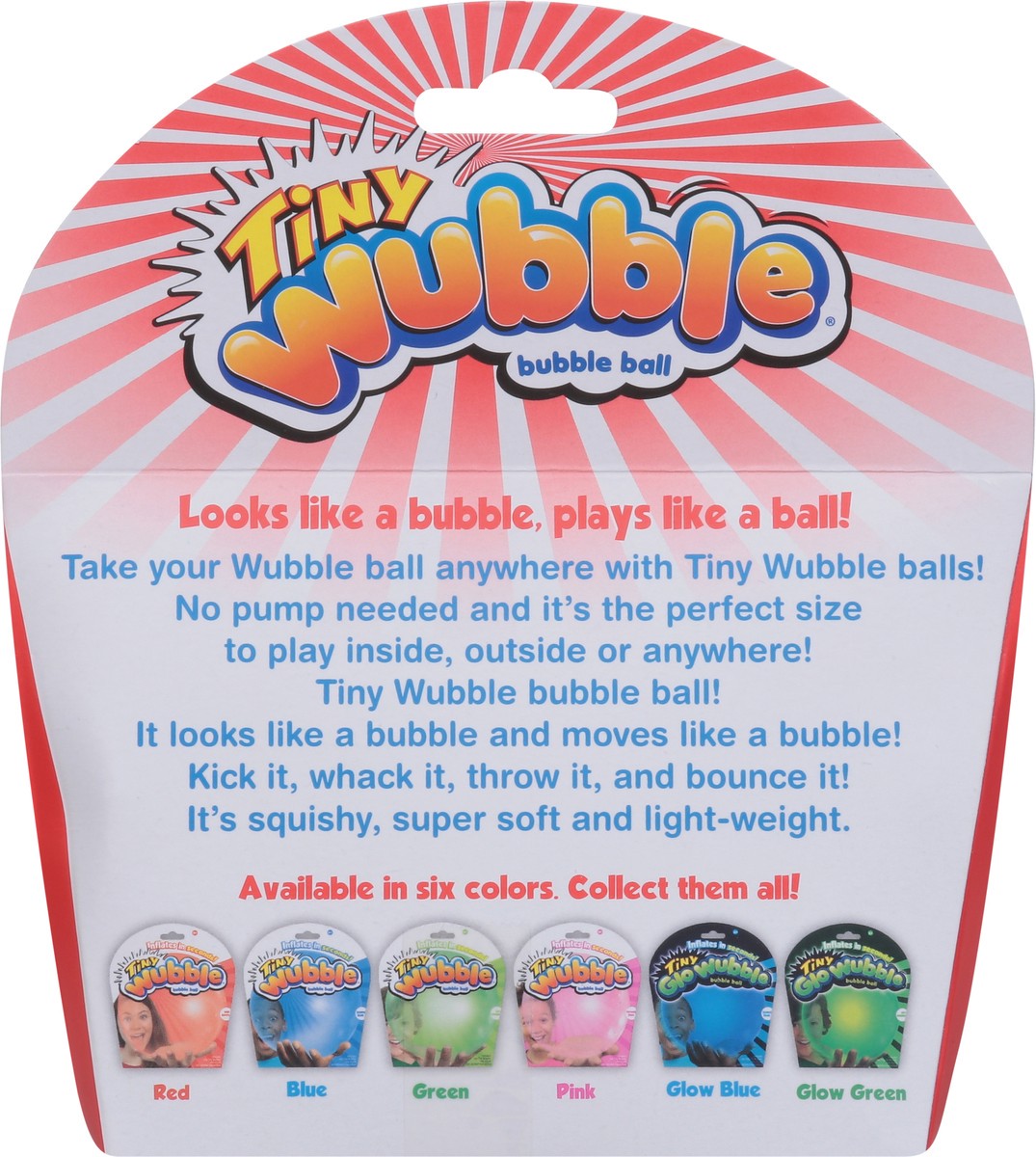 slide 11 of 12, Tiny Wubble Red Rox Bubble Ball 1 ea, 1 ct