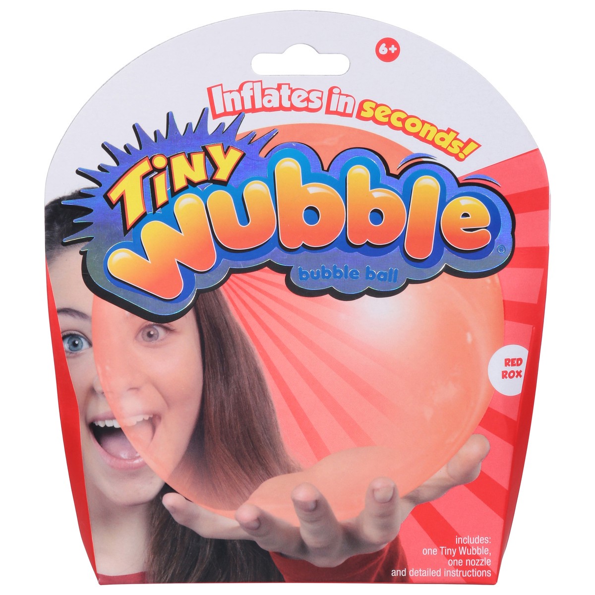 slide 3 of 12, Tiny Wubble Red Rox Bubble Ball 1 ea, 1 ct