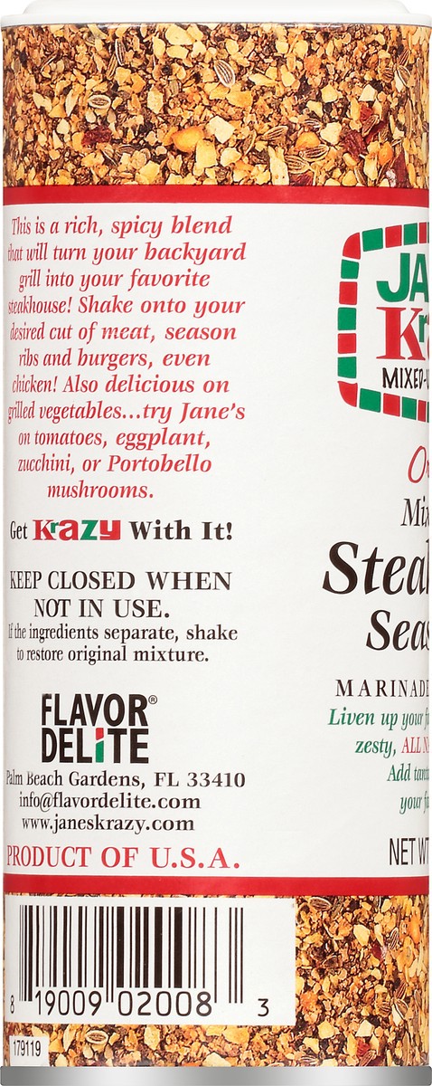 slide 7 of 9, Jane's Krazy Mixed-Up Seasonings Mixed-Up Steakhouse Seasoning Original Marinade & Seasoning, 4 oz, 4 oz