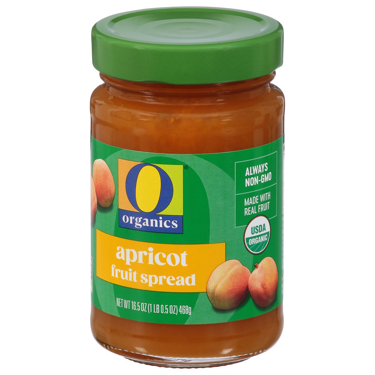 slide 4 of 4, O Organics Apricot Fruit Spread - 16.5 Oz, 16.5 oz