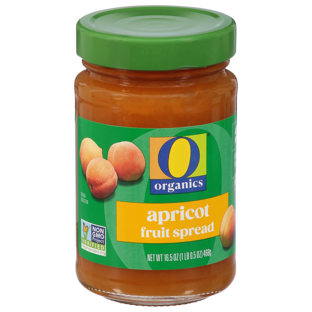 slide 3 of 4, O Organics Apricot Fruit Spread - 16.5 Oz, 16.5 oz