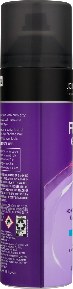 slide 12 of 12, John Frieda Moisture Barrier Firm Hold Hairspray, Anti Frizz Hairspray  12 Oz, 12 fl oz
