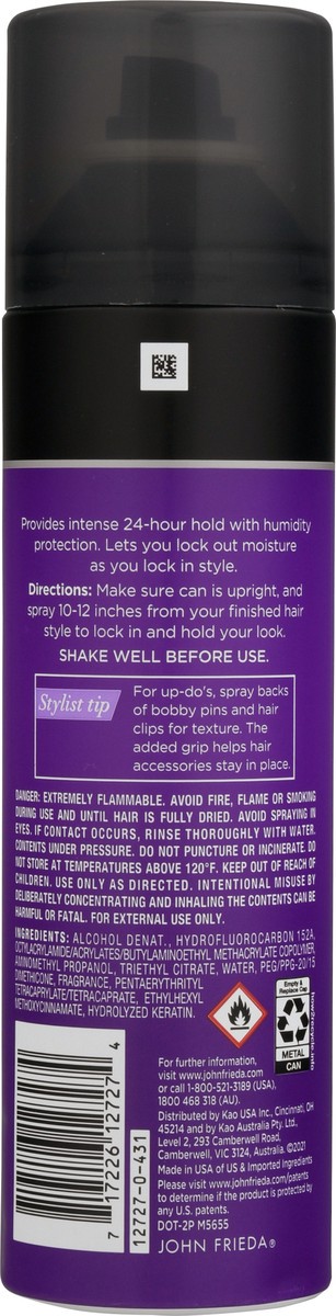 slide 5 of 12, John Frieda Moisture Barrier Firm Hold Hairspray, Anti Frizz Hairspray  12 Oz, 12 fl oz