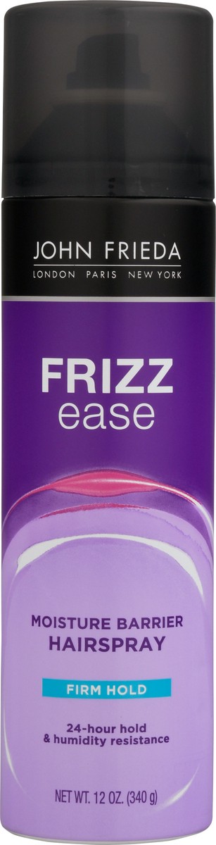 slide 6 of 12, John Frieda Moisture Barrier Firm Hold Hairspray, Anti Frizz Hairspray  12 Oz, 12 fl oz