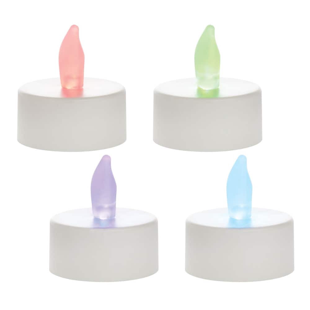 slide 4 of 4, Sterno Home Flameless Led Tealights, 4 ct