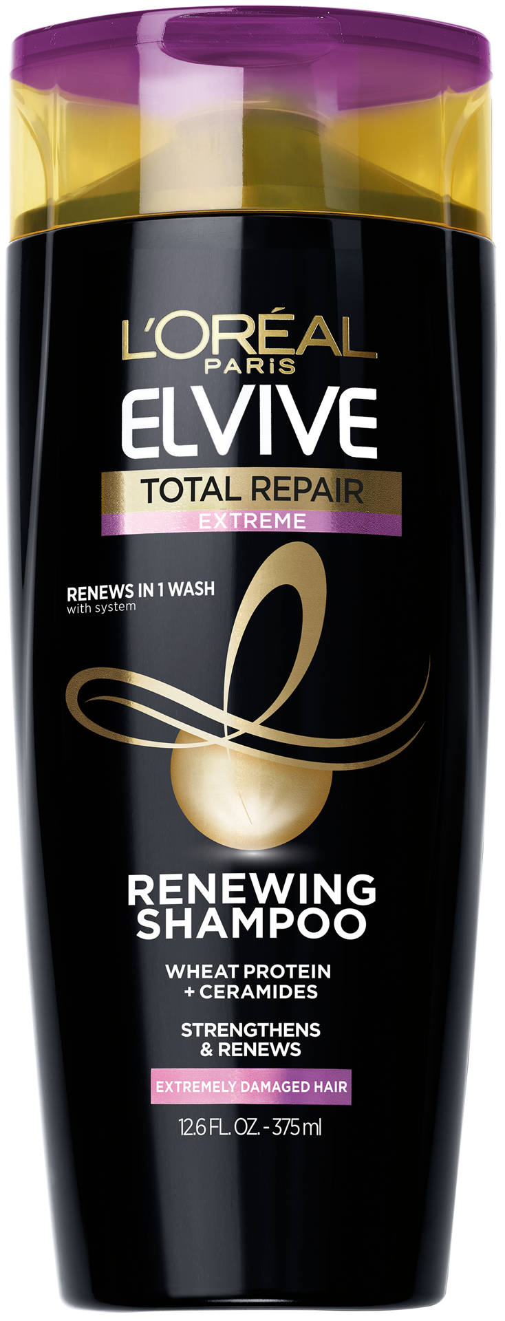 slide 1 of 6, L'Oréal L'Oreal Paris L'Oréal Paris Elvive Total Repair Extreme Renewing Shampoo, 12.6 fl oz
