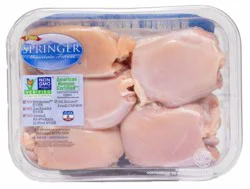 Springer Mountain Farms All Natural Boneless Skinless Fresh Chicken Thighs
