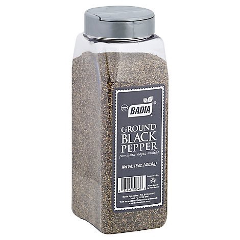 slide 1 of 1, Badia Black Pepper Ground - 16 Oz, 16 oz