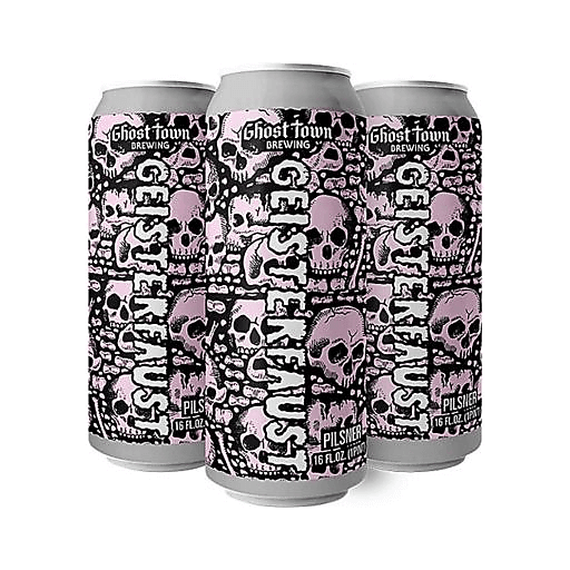 slide 1 of 1, Ghost Town Brewing Geisterfaust Pilsner, 4 ct