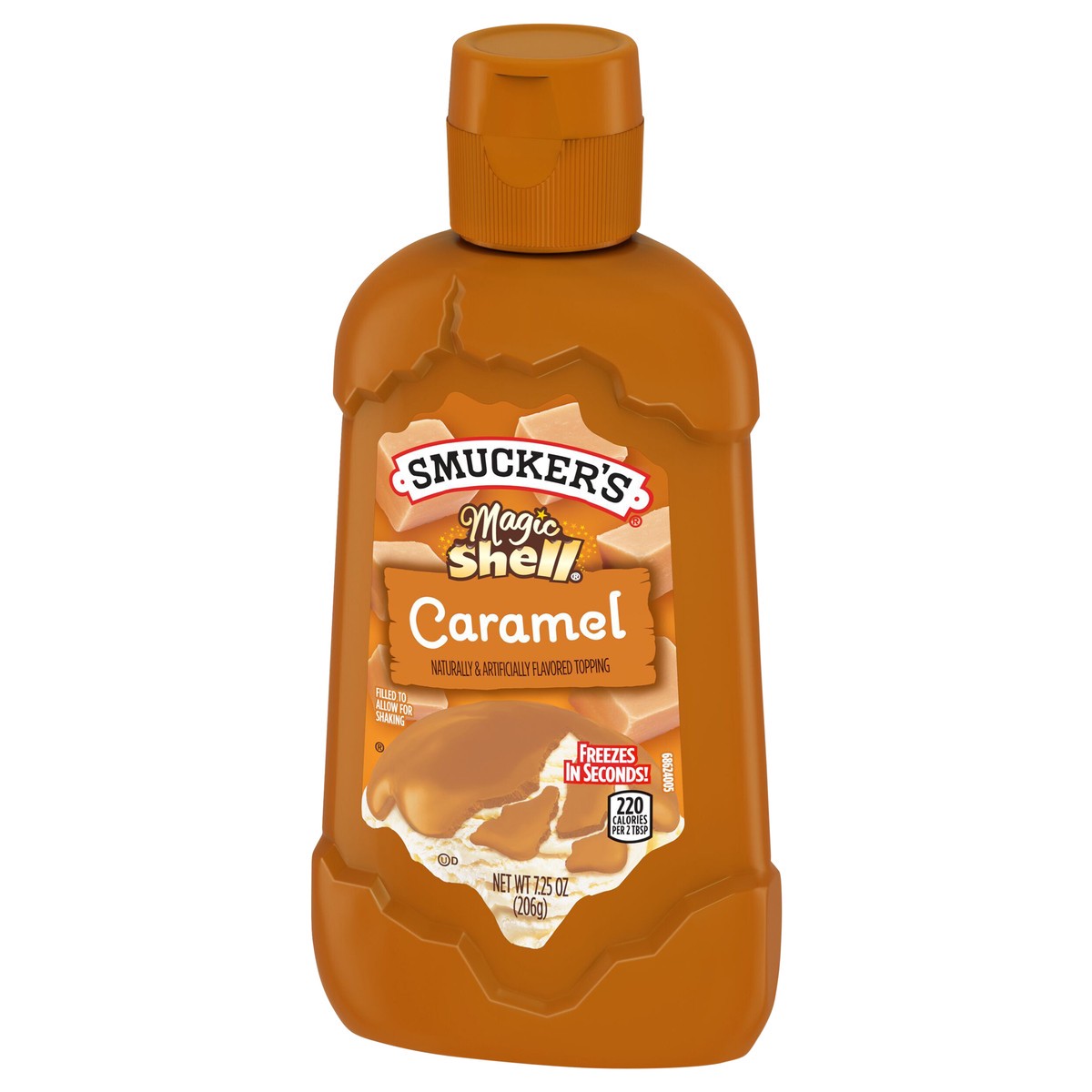 slide 2 of 8, Smucker's Magic Shell Caramel Flavored Topping, 7.25 Ounces, 7.25 oz