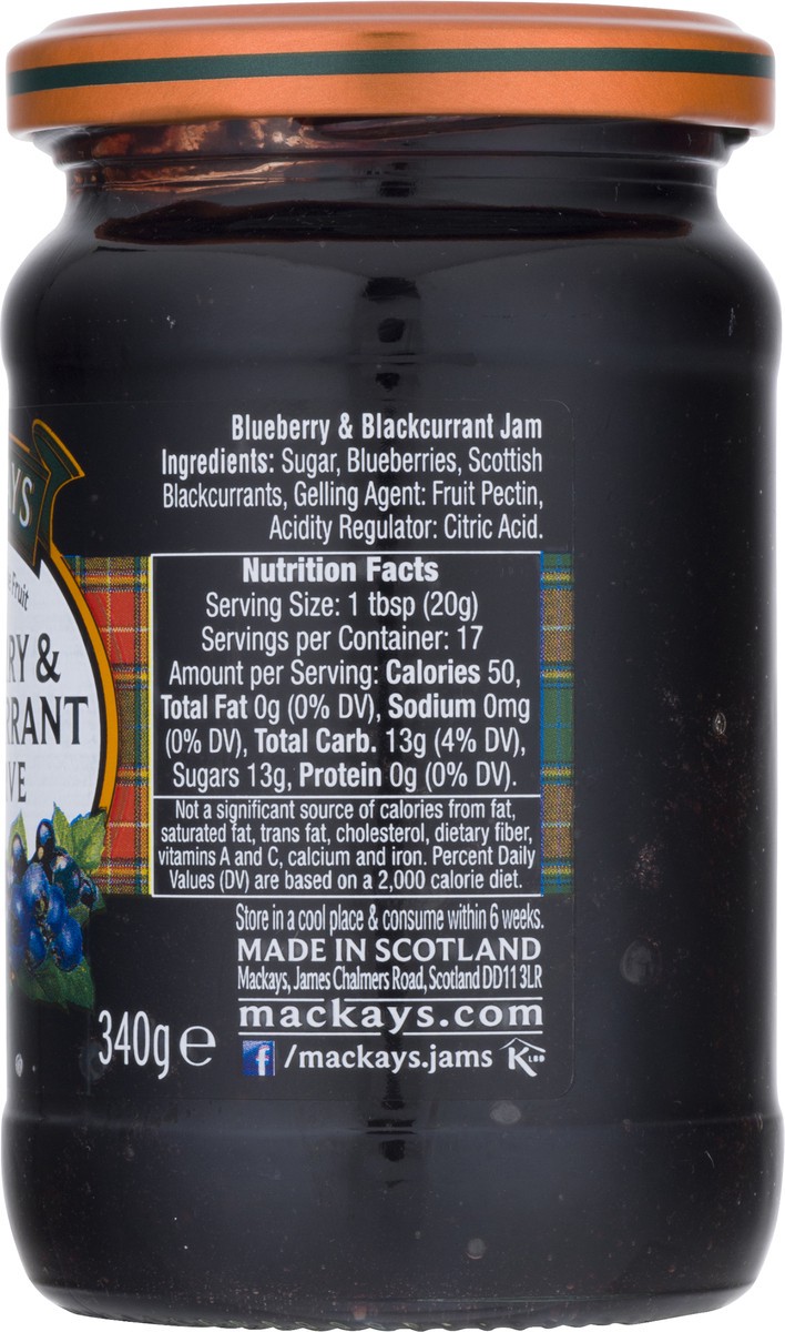 slide 8 of 9, Mackays Blueberry & Blackcurrant Preserve 12 oz, 12 oz