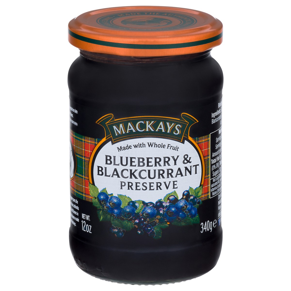 slide 1 of 9, Mackays Blueberry & Blackcurrant Preserve 12 oz, 12 oz