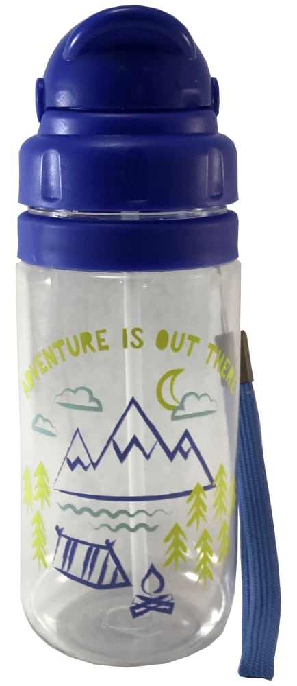 slide 1 of 1, Everyday Living Camp Stuff Hydration Water Bottle, 1 ct