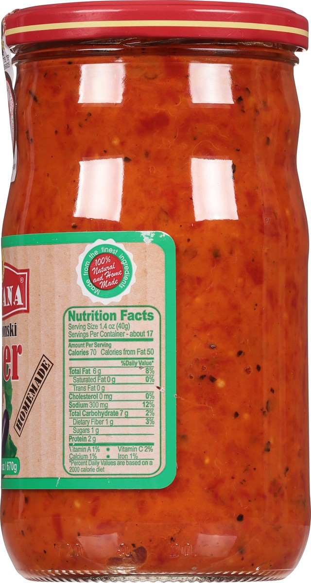 slide 5 of 9, Biljana Makedonski Hot Vegetable Spread 23.6 oz, 23.60 oz