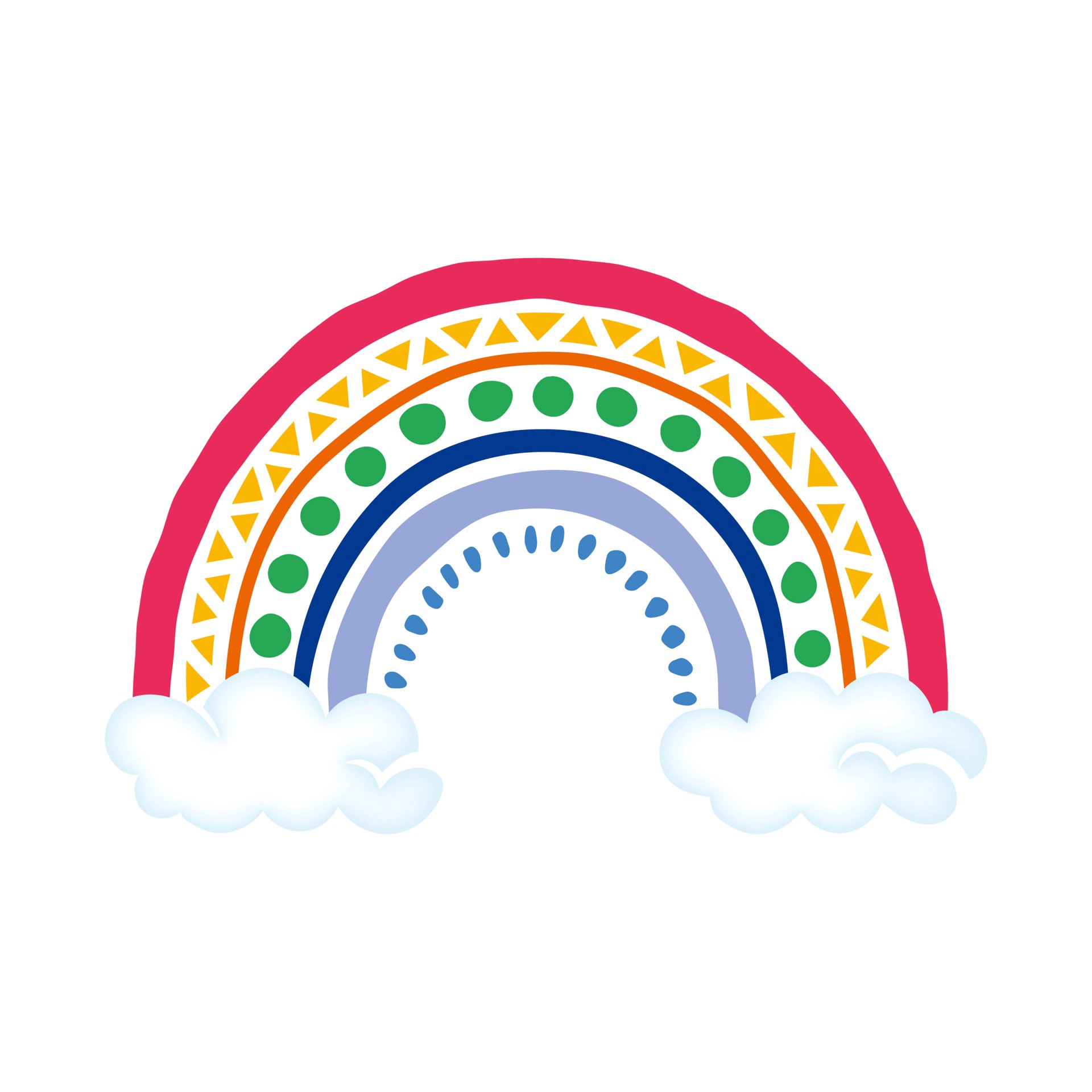 slide 3 of 3, Rainbow Layering Stencils By Recollections, 2 in x 3 in