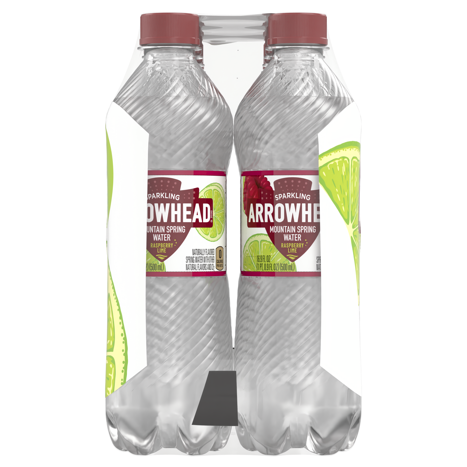 slide 2 of 5, Arrowhead Sparkling Arrowhead Mountain Spring Water Sparkling Zesty Lime- 16.9 fl oz, 16.9 fl oz