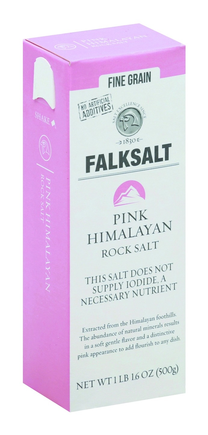 slide 1 of 1, Falksalt Pink Himalayan Rock Salt, 17.6 oz