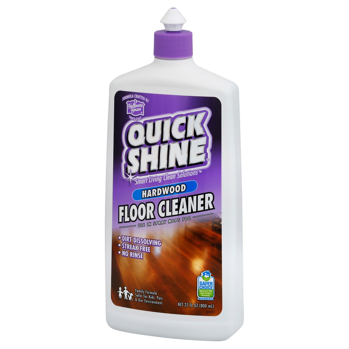 slide 3 of 10, Holloway House Quick Shine Hardwood Floor Cleaner, 27 oz