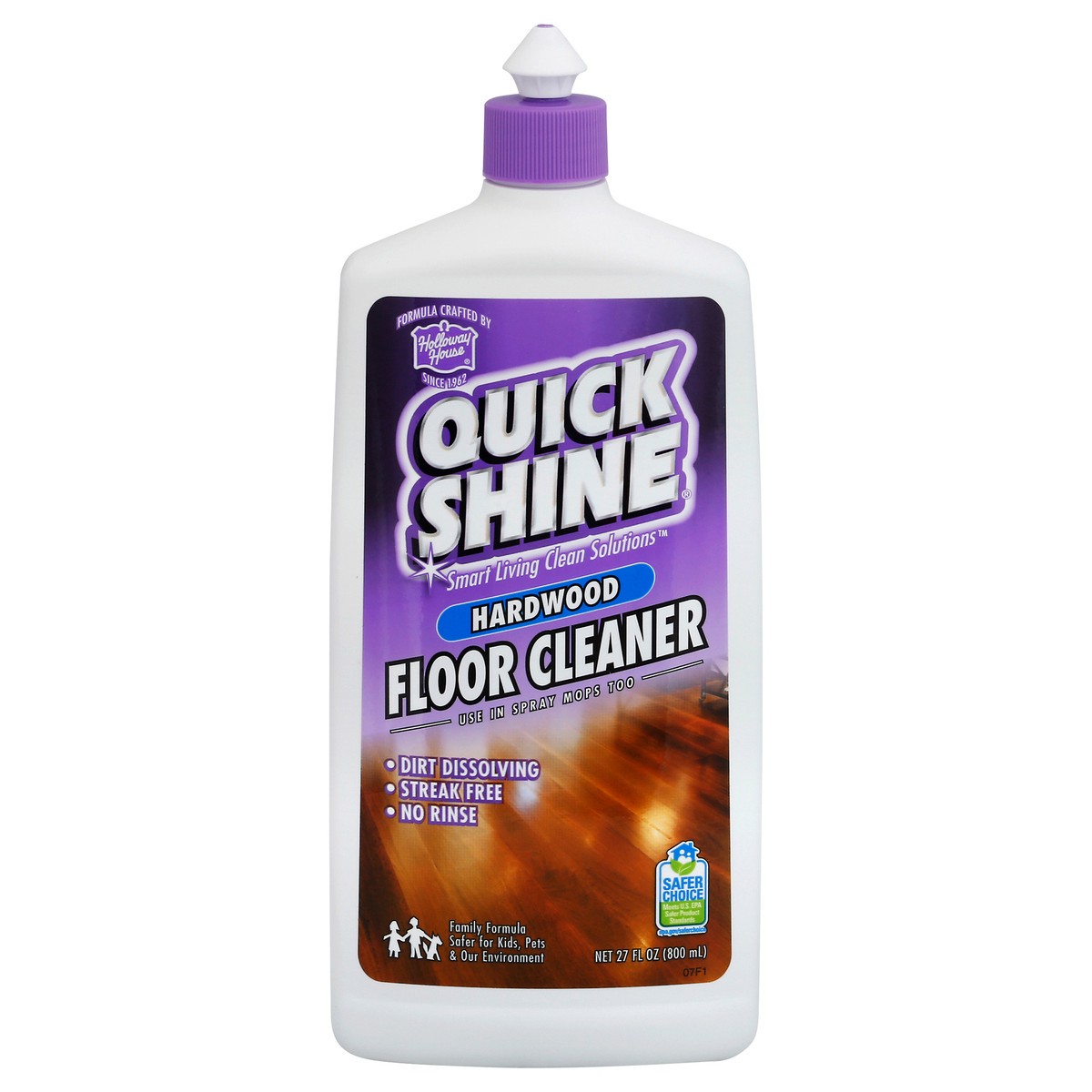 slide 10 of 10, Holloway House Quick Shine Hardwood Floor Cleaner, 27 oz