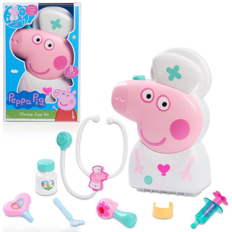slide 1 of 13, Peppa Pig Checkup Case Set, 1 ct