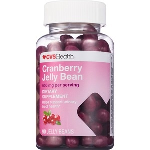 slide 1 of 1, CVS Health Cranberry Jelly Beans 500 mg, 90 ct