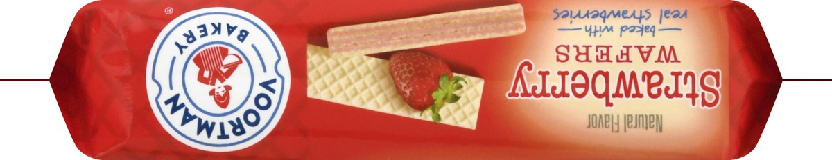 slide 6 of 10, Voortman Bakery Wafers, Strawberry, Mega Size, 5.17 oz