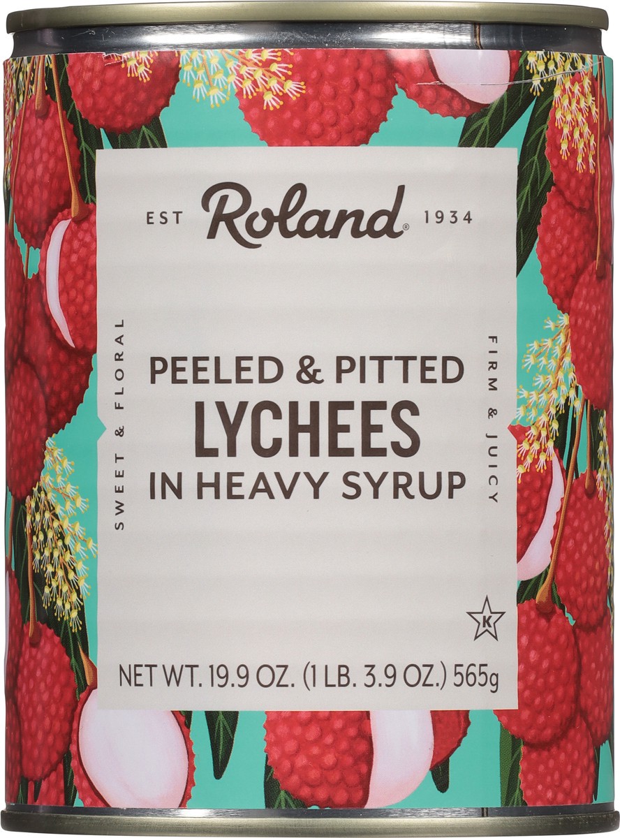 slide 3 of 9, Roland Peeled & Pitted Lychees in Heavy Syrup 19.9 oz, 19.9 oz