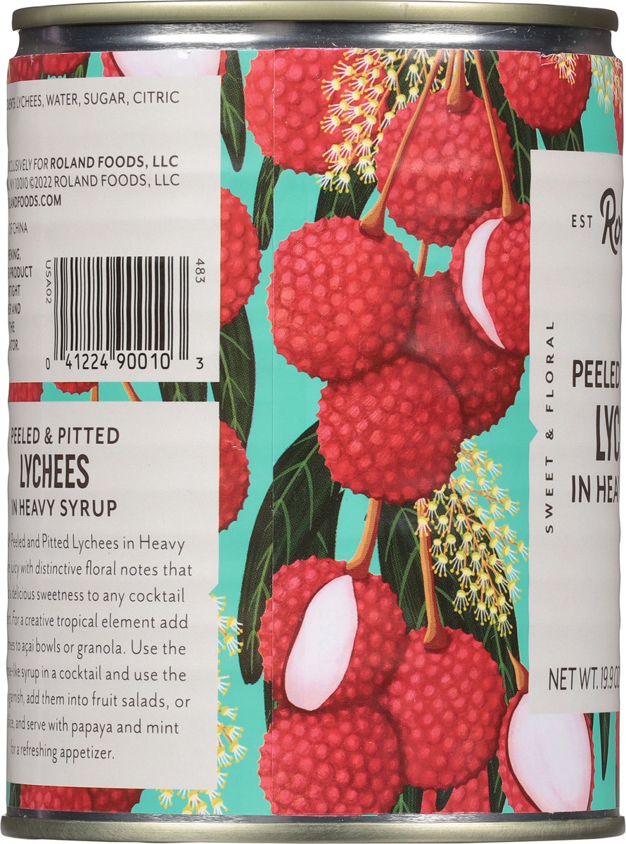 slide 6 of 9, Roland Peeled & Pitted Lychees in Heavy Syrup 19.9 oz, 19.9 oz