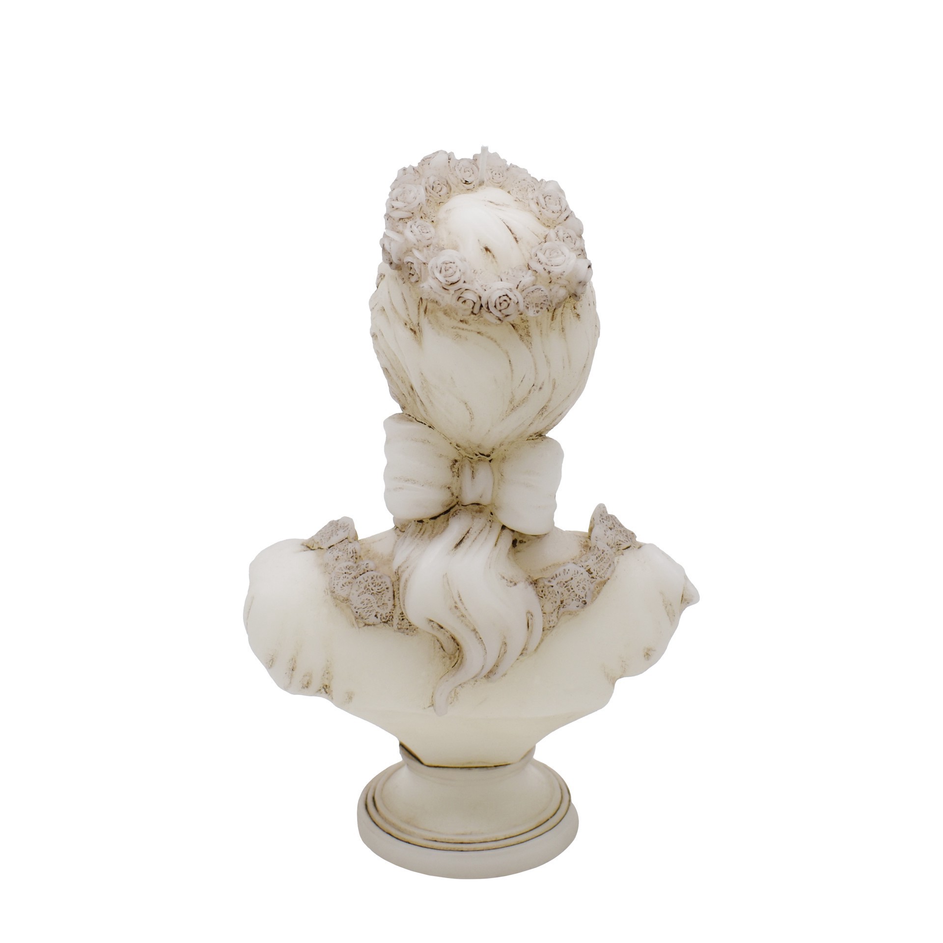 slide 4 of 4, 8" Woman Skeleton Unscented Candle By Ashland, 8 in