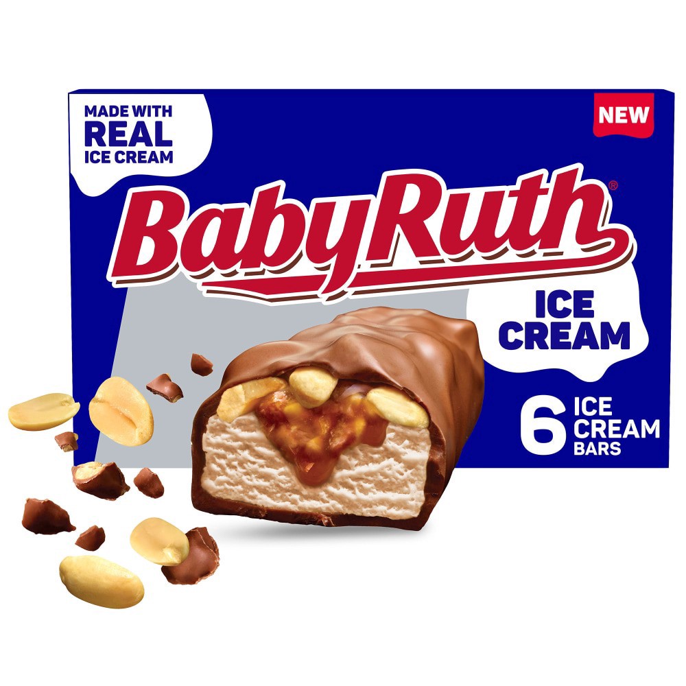 slide 2 of 4, Baby Ruth Ice Cream Bars, 12 oz